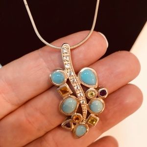 MarahLago Dante Necklace, Chain & Earring Set